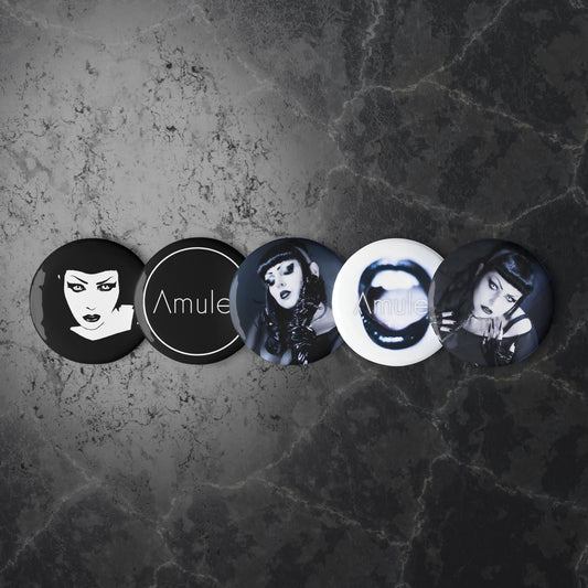 Amulet Katharsis Set of Pin Buttons